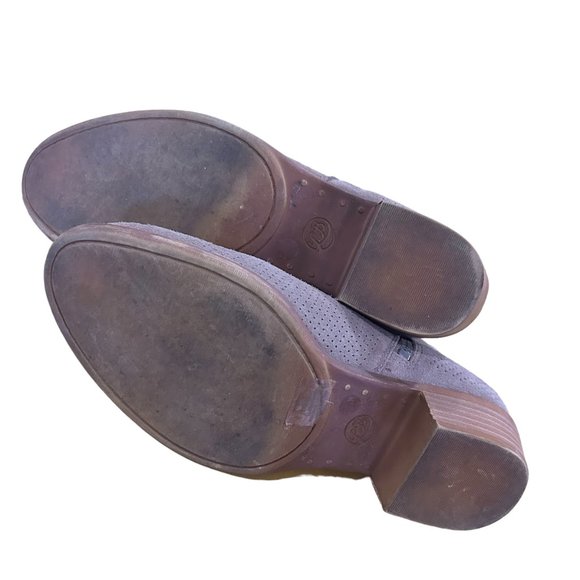 Lucky Brand Taupe Suede Ankle Boots Size 8.5 - Picture 7 of 8